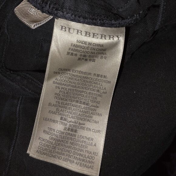 BURBERRY BRIT 34x32 SLIM Charcoal Black Denim Logo Casual Work School Jeans - Picture 7 of 10